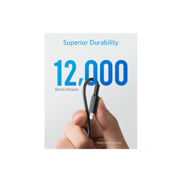 Anker PowerLine II with lightning connector 3ft C89 Black Usb кабель