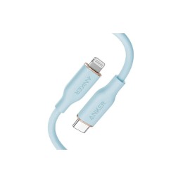 Anker PowerLine III Flow USB-C with lightning connector 3ft Blue Usb кабель