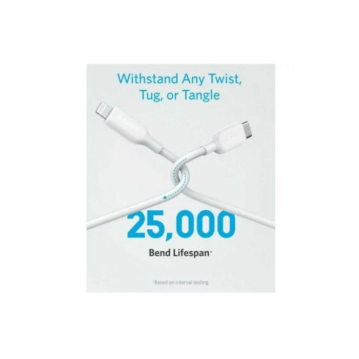 Anker PowerLine III USB-C to lightning 2.0 3ft White Usb кабель