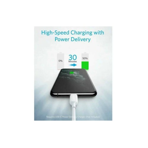 Anker PowerLine III USB-C to lightning 2.0 3ft White Usb кабель