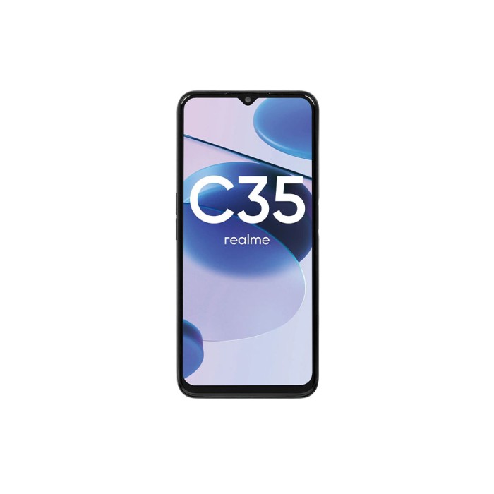 Realme C35 (4GB/128GB) Glowing Black, смартфон