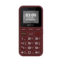 Novey B300 Dark Red, кнопочный телефон