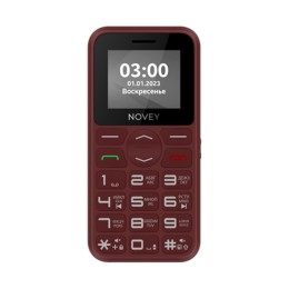 Novey B300 Dark Red, кнопочный телефон