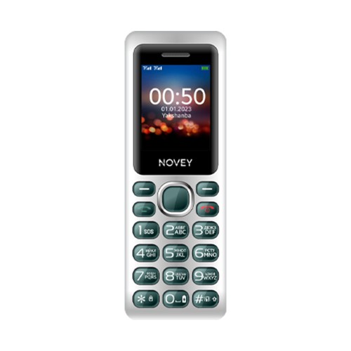 Novey M050 green, кнопочный телефон