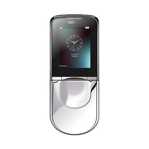 Novey N880 silver black, кнопочный телефон