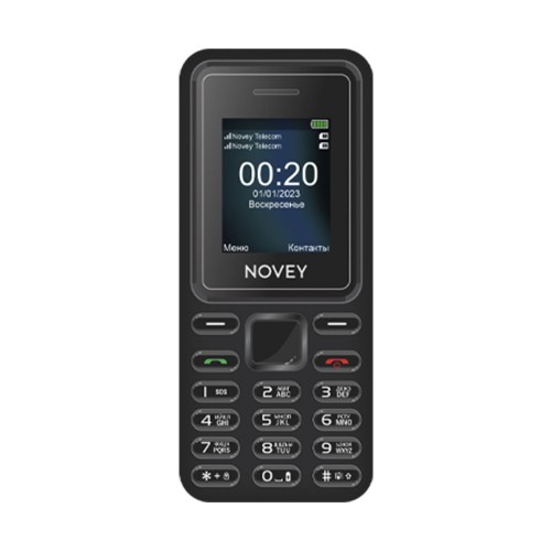 Novey P20i black red, кнопочный телефон