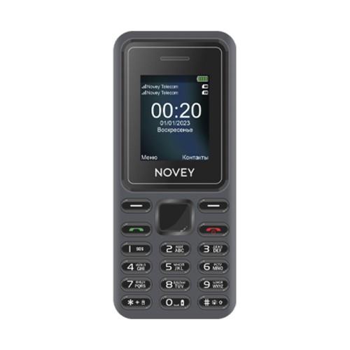 Novey P20i grey, кнопочный телефон