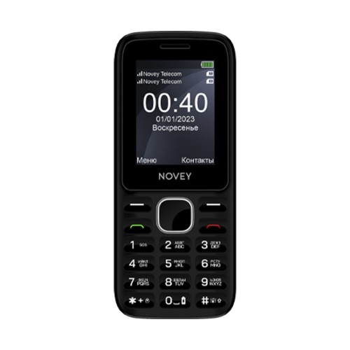 Novey P40 black, кнопочный телефон