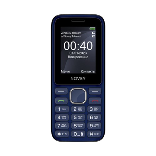 Novey P40 dark blue, кнопочный телефон
