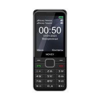 Novey P50 black grey, кнопочный телефон