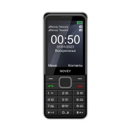 Novey P50 black grey, кнопочный телефон