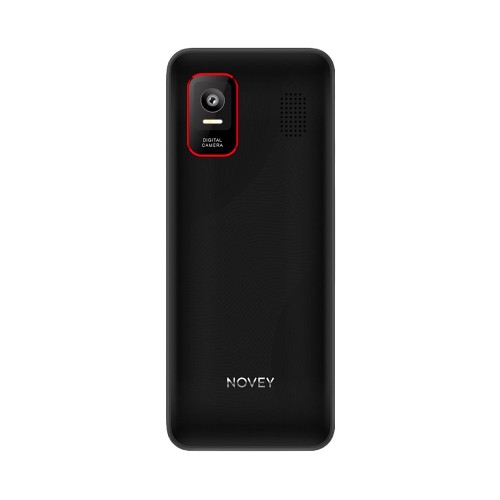 Novey P50 black red, кнопочный телефон