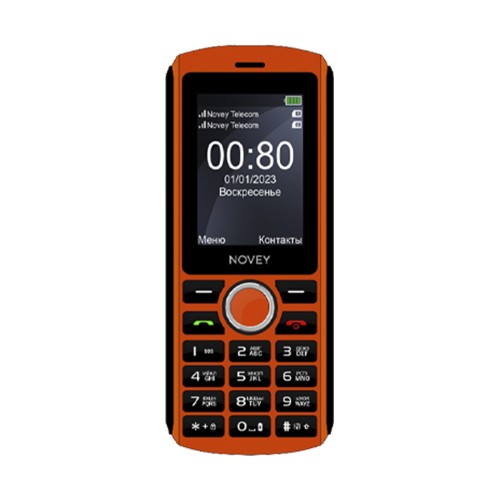 Novey P80 orange, кнопочный телефон