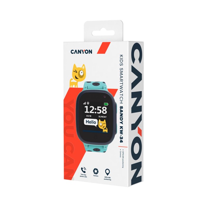 Canyon Sandy KW-34 голубой, детские часы