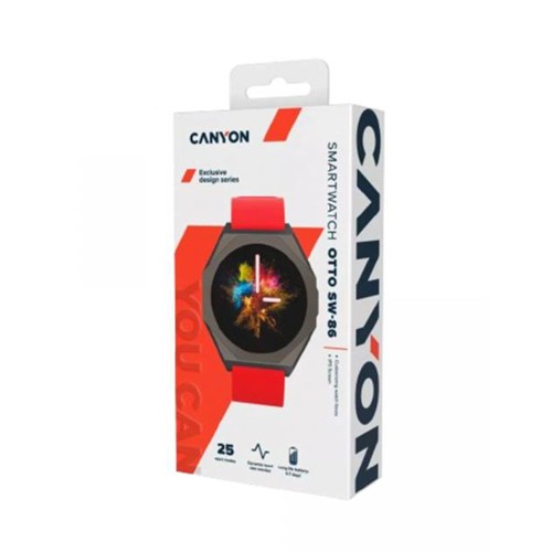 Canyon Otto SW-86 Red, смарт-часы