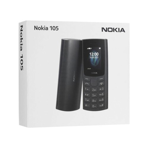 Nokia 105 1-sim Charcoal, кнопочный телефон