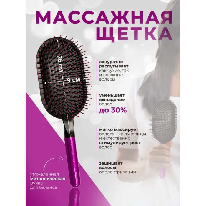 Dyson 7in1 Rose Red, набор расчесок