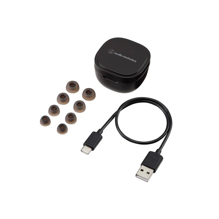 Audio-Technica ATH-SQ1TWBK, Black, беспроводные наушники