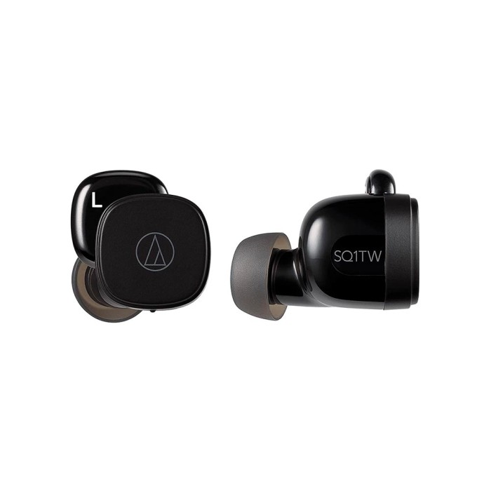 Audio-Technica ATH-SQ1TWBK, Black, беспроводные наушники