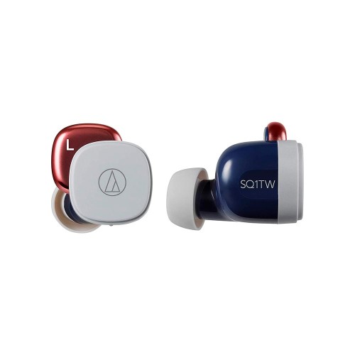 Audio-Technica ATH-SQ1TWNRD, Navy/Red, беспроводные наушники