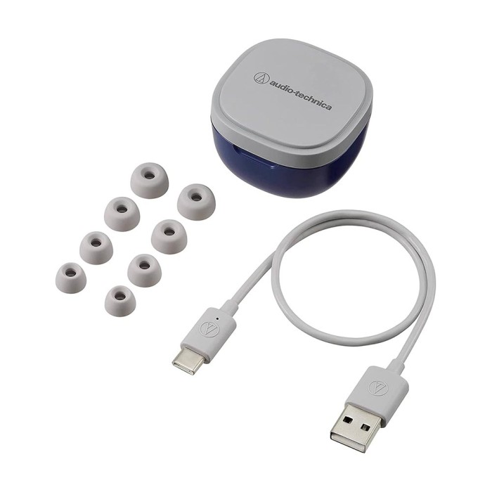 Audio-Technica ATH-SQ1TWNRD, Navy/Red, беспроводные наушники