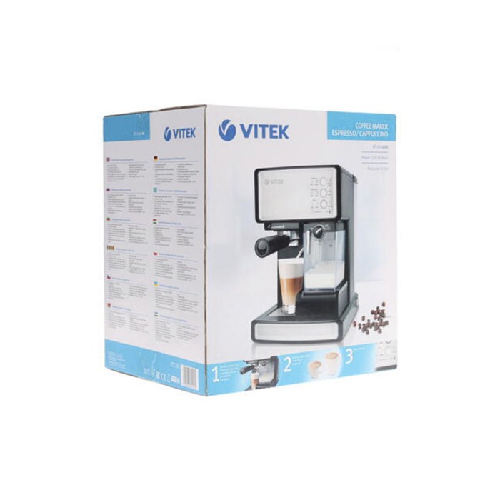 Vitek VT-1514, кофеварка рожковая