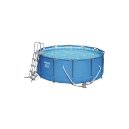 Bestway 15427 Steel Pro Max, каркасный бассейн с фильтр-насосом, лестница (366х133см, 11174 л)