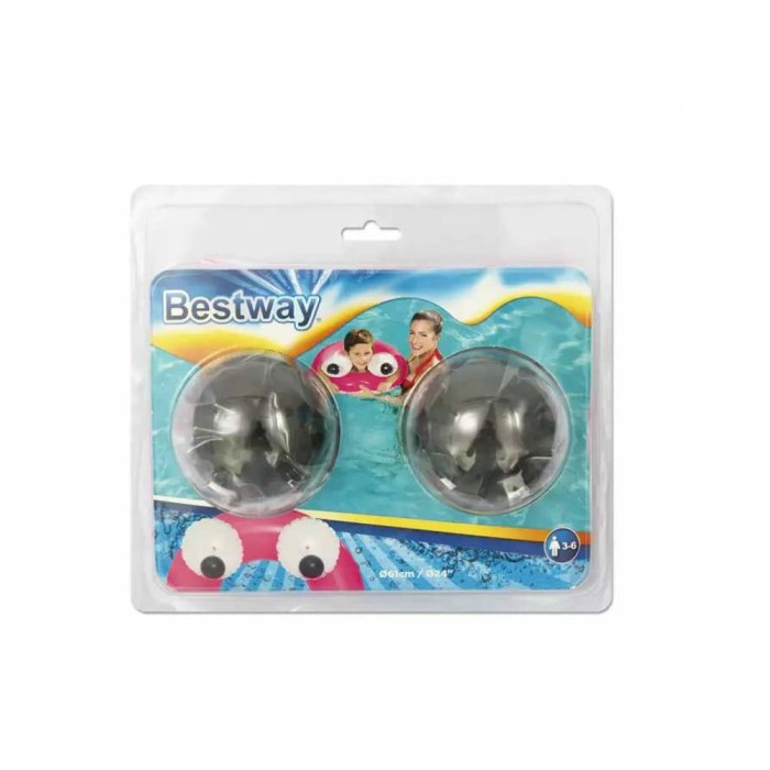 Bestway 36114 (61см) "Глазастики" надувной круг, 3-6 лет