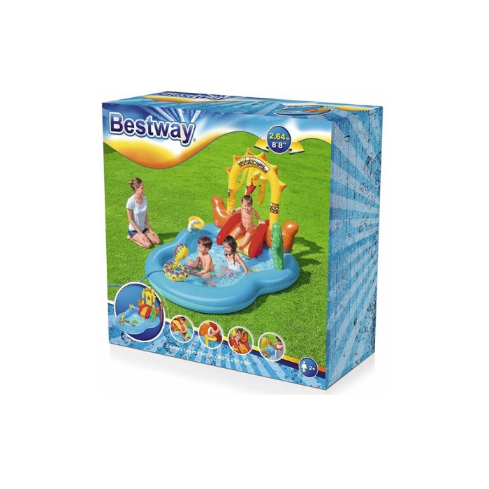 Bestway 53118, игровой центр "Дикий Запад" (264х188х140 см, 278 л)