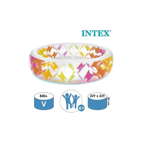 Intex 56494 "Pinwheel", надувной бассейн (229х56 см, 772 л)