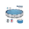 Bestway 56595 Steel Pro Max, каркасный бассейн с фильтр-насосом, (427х84см, 10220 л)
