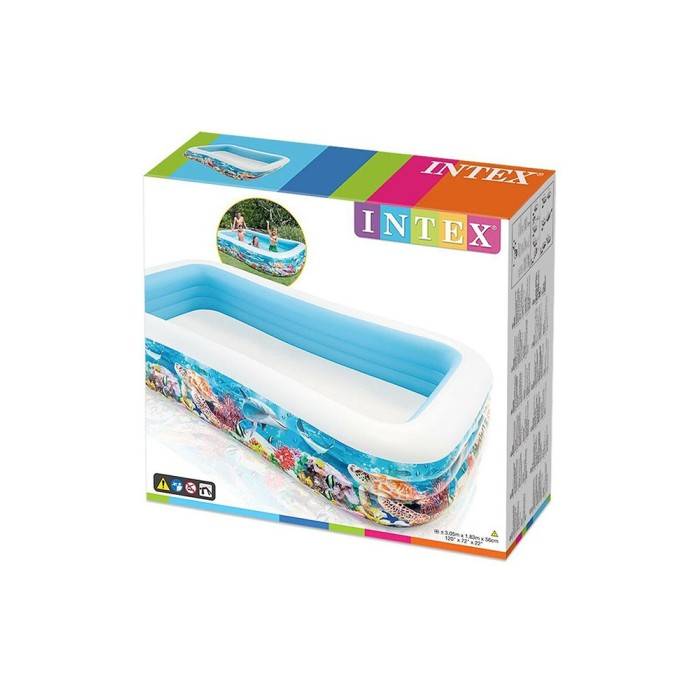 Intex 57485 "Тропический риф", надувной бассейн (305х183х56 см, 1092 л)