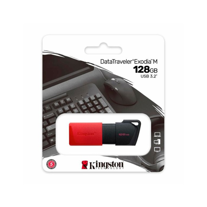 Kingston DataTraveler Exodia M 128 GB, флеш накопитель
