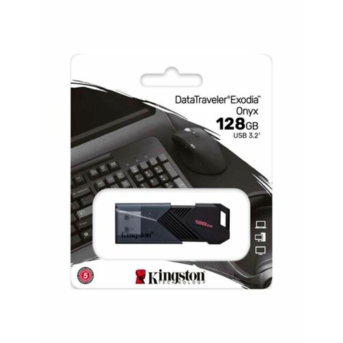 Kingston DataTraveler Exodia Onyx 128 GB, флеш накопитель