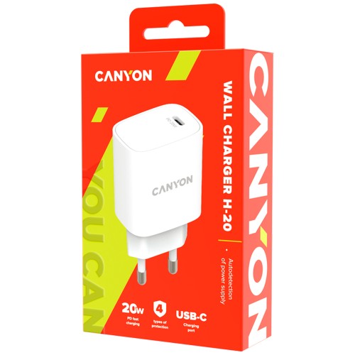 Canyon CNE-CHA20W02, сетевое зарядное устройство