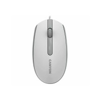Canyon M-10 white/grey, проводная мышь