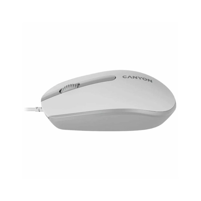 Canyon M-10 white/grey, проводная мышь