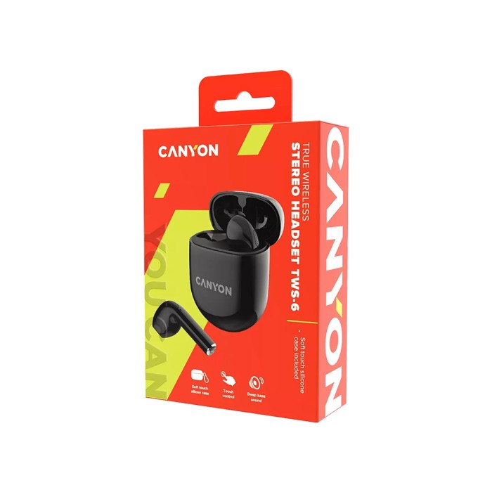 Canyon CNS-TWS6B, наушники беспроводные