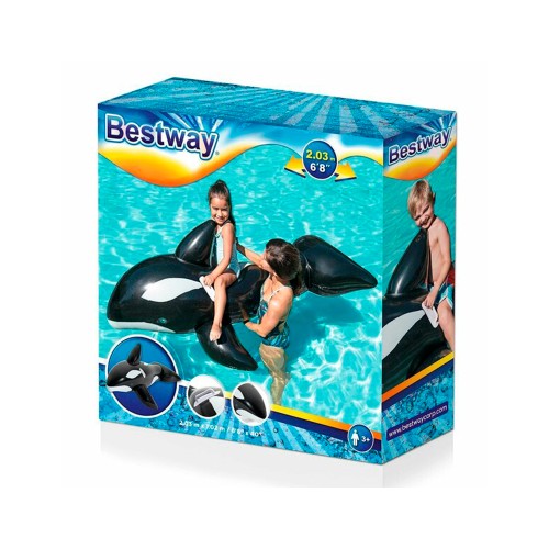 Bestway 41009 Realistic Shark, надувная игрушка-наездник