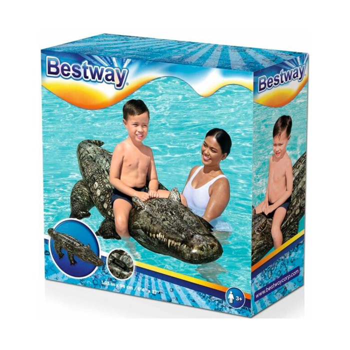 Bestway 41478 Reptile Crocodile, надувная игрушка-наездник