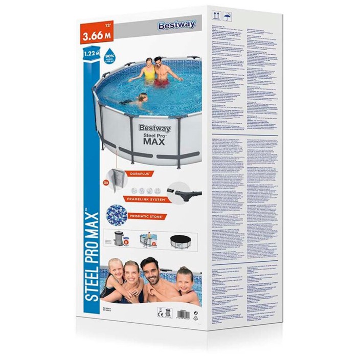 Bestway 56420 Steel Pro Max, каркасный бассейн с фильтр-насосом