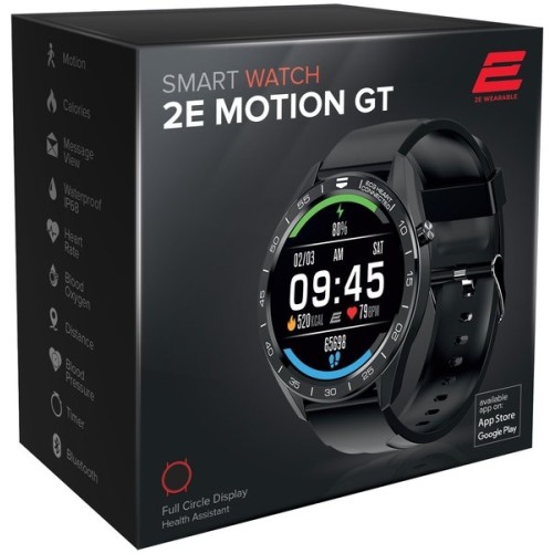 2E Motion GT 46 mm Black-Silver, смарт-часы