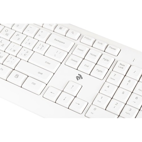 2Е KS220 WL White, клавиатура 