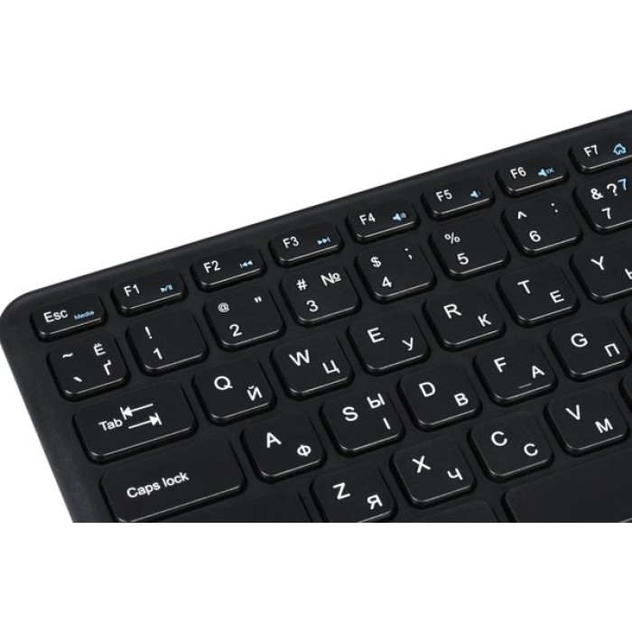 2E Touch Keyboard KT100 WL Black, клавиатура