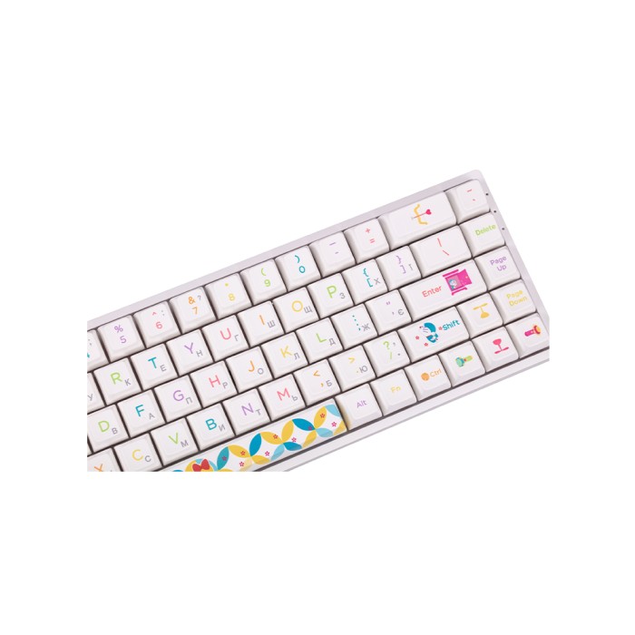 Akko 3068B Doraemon Rainbow CS Jelly Pink RGB, клавиатура