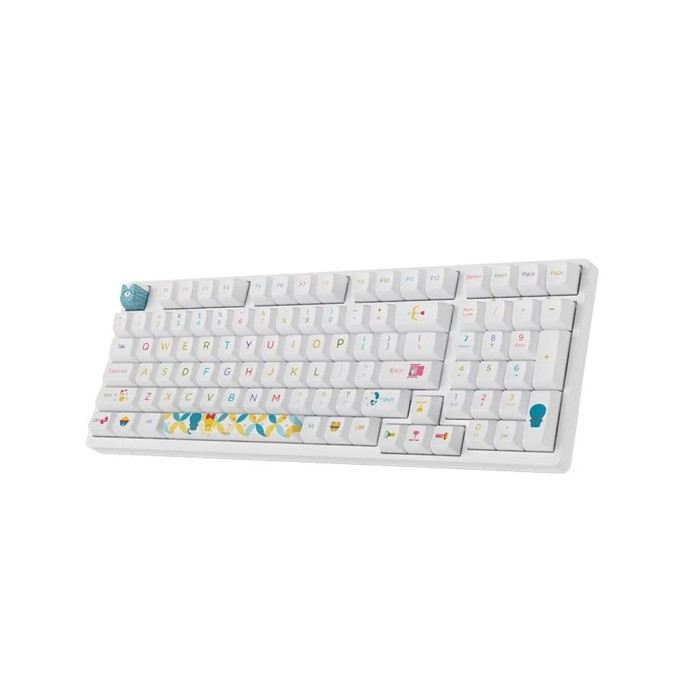 Akko 3098B Doraemon Rainbow CS Jelly Pink RGB, клавиатура