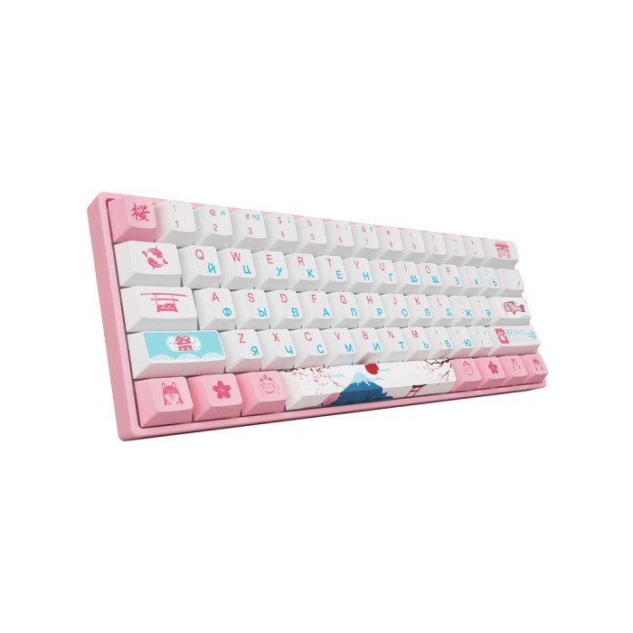Akko 3061S World Tour Tokyo R2 RGB Hotswappable CS Jelly Purple, клавиатура