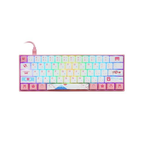 Akko 3068B PlusTokyo R2 CS Jelly Pink RGB, клавиатура