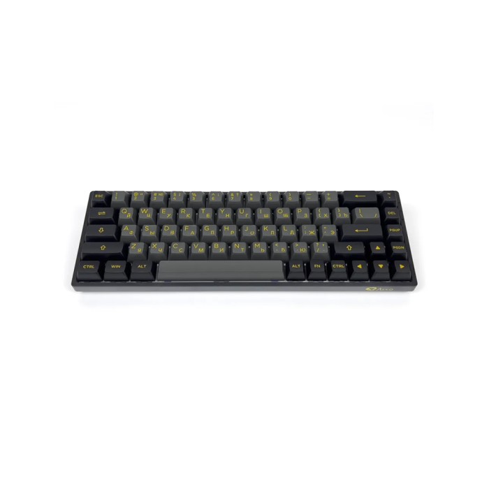 Akko 3068B Plus Black&Gold CS Jelly Black RGB, клавиатура
