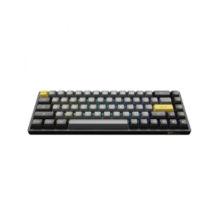 Akko 3068B Plus Black&Gold CS Jelly Purple RGB, клавиатура